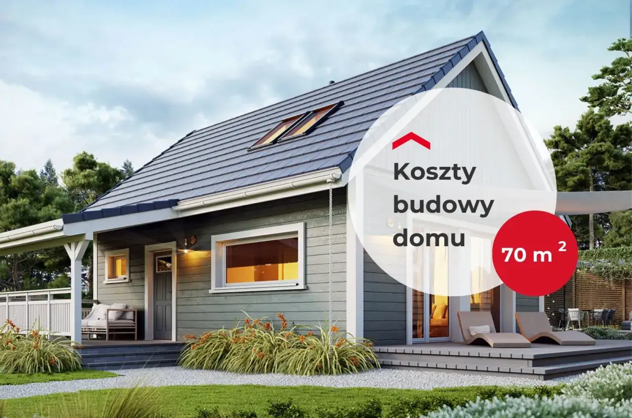 Nowoczesny dom 70 m², idealny dla rodziny. Sprawdź koszty budowy domów bez pozwolenia i zacznij spełniać marzenia o własnym kącie.